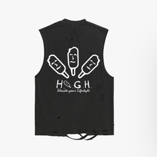 HIGHIEYLS SLEEVELESS T-SHIRT